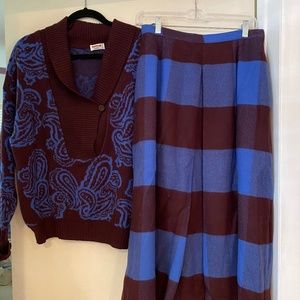 Rodier Paris wool knit outfit